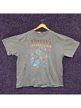 Nirvana Unplugged oversized vtg style Tshirt size one size